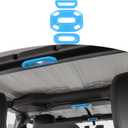 RT-TCZ for Jeep JL Light Blue Dome Light Cover Trim for Jeep Wrangler JL Gladiator JT 2018-2023 Light Blue Interior Accessories 3pcs