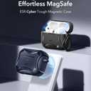 ESR for AirPods Pro 3 Case (2025), Compatible with Airpods Pro 3rd Generation (USB-C Cable), Magnetic Lid, MagSafe Ready, Powerful Drop Protection, Cyber Series, Navy Blue
