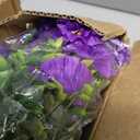 Waipfaru 24 Bundles Artificial Flowers for Outdoors Faux Plants Outdoor, UV Resistant Artificial Plants Outdoor, Silk Petunias Fake Flowers for Outside Home Decor Planter Porch Decoration, Mix Color
