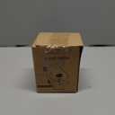 Compact Toilet Brush & Holder, Stainless Steel Handle, Space Saving for Storage, Deep Cleaning, Drip-Proof, Easy to Assemble, Nylon Bristles, White & Grey (1 Pack)