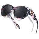 TJUTR Polarized Fit Over Sunglasses for Women, Trendy Sun Glasses Over Prescription Glasses UV400 Protection TS5779