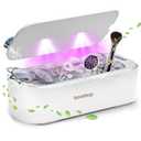 BEESHOP 48kHz Ultrasonic Jewelry Cleaner, Dual Modes with Degas Function, for Jewelry, Glasses, Rings, Retainers, Dentures, Watch Straps & More, 19oz 304 Stainless Steel Tank, 30W Sonic Cleaner Power
