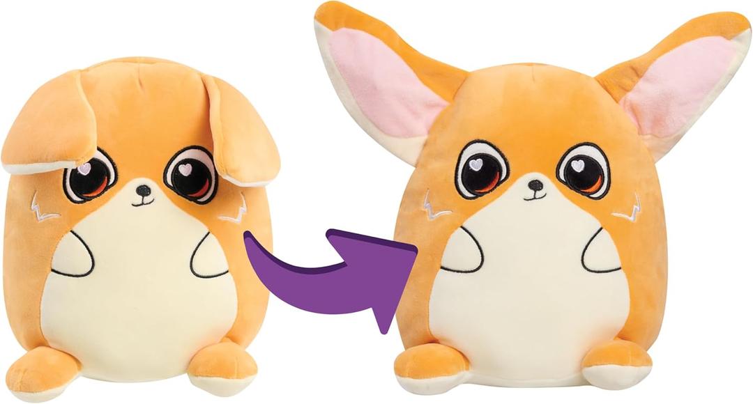 Flipeez Large Plush Jinx, Fox, Ages 3 and up