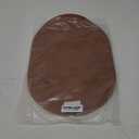 ADRIMER Placemats, Heat Resistant Oval Placemats Set of 8 Washable 12 x 17 Inch, Waterproof Table Mats, Wipeable Pu Place Mats for Kitchen, Dining Room, Turmeric Brown