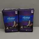 Always Discreet Boutique Incontinence Panty Liners for Bladder Leaks, Size 4, Very Light Absorbency, Long Length, 96 Count (2 Packs of 48)