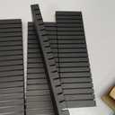 Magnetized engrated black 4 pcs 11 3/4" X  1/2