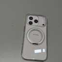 Magnetic for iPhone 17 Pro Case with Ring Stand, [10 FT Drop Protection] [Velvety Touch] Slim Translucent Matte Back Shockproof Phone Case for iPhone 17 Pro 6.3'', Frosted White