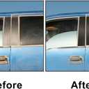 XQSMWF 4PCS Pillar Post Door Trim Set Glossy Black Compatible with Ford F150 Super Crew Fit for Lincoln Mark LT 2004-2014 Sticker Door Post Molded Cover Set, Cab Pillar Posts Door Cover Trim