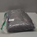 NICETOWN 2 Panels Weighted Blackout Curtains for Patio Waterproof, Top & Bottom Grommet & Back Tab Fixed Outdoor Curtains Windproof Drapes Thermal Insulated for Porch, W66 x L84, Grey