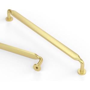 Asidrama 6 Pack 12.6 Inch(320mm) Brushed Brass Kitchen Cabinet Handles, Cabinet Pulls Kitchen Cabinet Hardware for Cupboard Drawer Pulls