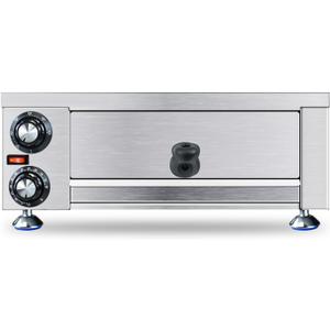 KOOTEN Electric Countertop Pizza Oven Indoor,12" Commercial Pizza Maker Machine,Stainless Steel Pizza Cooker for home Restaurant