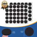 DIYMAG 280Pcs Magnetic Dot with Self Adhesive, Round Magnets Magnetic Tape Flexible Magnet Sheets with Adhesive for Crafts Photos and Die Storage Easy Peel and Stick, 0.8 x 0.08inch