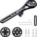 Bike Aero Integrated Handlebar Out Front Combo Mount, Integrated Handlebar System Bicycle Computer Mount Compatible with Garmin, Wahoo, Go Pro