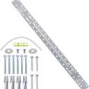 W11025649 Microwave Mounting Bracket Kit Compatible with Whirlpool Microwave Wall Mount Plate with Hardware Screws Bolts Kit Replace 4545957,AP6245752,PS12074431,W10440498,W10245177