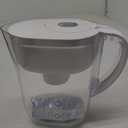 Brita Metro Water Filter Pitcher with SmartLight Filter Change Indicator, BPA-Free, Reduces Copper, Cadmium and Mercury Impurities, Lasts Two Months, Includes 1 Standard Filter, Small - 6-Cup, White