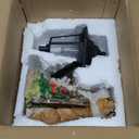 Solar Garden Outdoor Decor Statues Country Farm Bulldogs with Light,Outside-Outdoor Decorations Sculptures for Patio Yard Lawn Walkway Ornaments Gifts for Mom Grandma Birthday