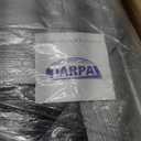 TARPAL 30x50 Feet Tarps Silver 10.5Mil Multipurpose Protective Cover Heavy Duty Tarp Waterproof,Snow or UV Protection,Durable Reinforced Edges