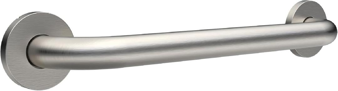 Homewerks 068 HW11416SS 16 inch Bathroom Grab Bar with 1-1/4 Inch Diameter and Concealed Screws ADA Compliant, Stainless Steel (1.25 Inch Diameter)