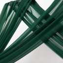 MLMC Emerald Green Wedding Arch Draping Fabric 2 Panels 29" x 20 FT Extra Long Gauze Drapes Sheer Backdrop Curtains 6.6 Yards Outdoor Drapery Panels for Wedding Ceremony Party Ceiling Decoration