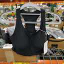 Momcozy Sports Bra for Women, Low-Impact Longline Wireless Racerback Workout Bra, Comfortable Full Coverage Sports Bra, Size S