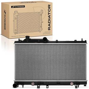 A-Premium Engine Coolant Radiator with Transmission Oil Cooler Compatible with Subaru Outback 2005-2009, Forester, Impreza, Legacy, Automatic Transmission, Replace# 45111AG00A, 45111AG06A