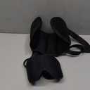 Travel Pillows for Airplanes, Airplane Pillow for Long Flight, Airplane Head Strap with Eye Mask for Sleep, Travel Neck Pillow for Car Road Trip, 360 Support Headrest, Stop Bobblehead, Black