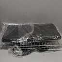 Montgomery Ward Retro 2-Tier Dish Rack, Space-Saving Design, Durable Plastic and Chrome-Plated Wire, Easy Assembly (Black)