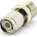 DGZZI 2-Pack TNC Male to UHF Female RF Coaxial Adapter TNC to UHF Coax Jack Connector