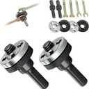 2Sets Angle Grinder Connector Set, Electric Drill Angle Grinder Connecting Rod Set, Conversion Angles Grinding Adapter Connecting Rod Kit for Electric Dril 10pcs (10mm)