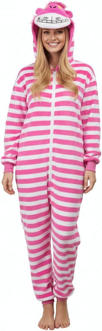 XXLOG Adult Onesie Halloween Costume Unisex Animal Pajamas Cosplay One Piece Sleepwear for Women and Men (L)