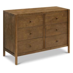 Davinci Birdie 6-Drawer Dresser (Walnut)