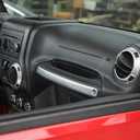Savadicar GrabTray Passenger Storage Tray Organizer Grab Handle Accessory Box for 2011-2018 Jeep Wrangler JK JKU 2/4 Door, Interior Accessories, Black