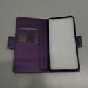 for Samsung Galaxy S24 Case Wallet with RFID Blocking Card Holder, PU Leather Kickstand Protective Flip Phone Cover Fit for Galaxy S24 6.2", Purple