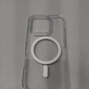 PopSockets iPhone 15 Case with Round Phone Grip Compatible with MagSafe, Phone Case for iPhone 15, Wireless Charging Compatible - Clear 15