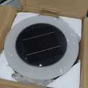 Masdio Landing Light Outdoor Solar Post Cap Lights, Deck Fence, Modern Pillar Post Lights, Waterproof Warm/Cool Lighting for Landscape Garden/Patio (Large)