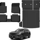 Floor Mats for Mazda CX-50 Hybrid 2025 2026 (Not for Gas), Trunk Mat and Backrest Mat All Weather TPE Protector for Mazda CX-50 Hybrid Accessories Floor Liner