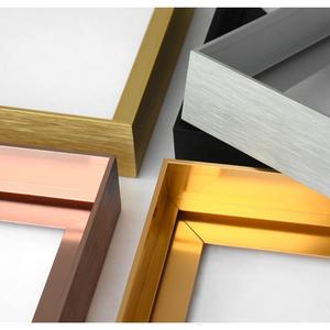 DIY Metal Floating Frame for 16X20 Canvas Size Painting Art,1.5"(3.8cm) Depth, Floater Frame,Mental Frame Kit, Cut to Pieces,Not Include Canvas or Mat Brushed Silver Frame