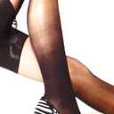 Extra Firm Support Compression Stockings-Black; 20-30 mmHg
