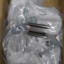 Asidrama 10 Pack Brushed Black Nickel Kitchen Cabinet Knobs for Dresser Drawers - Zinc Hardware (Single Hole Knob)