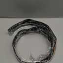 Door Draft Stopper,Adjustable Door Sweep for Bottom of Door,Silicone Weather Stripping Door Bottom Seal Blocker Air Noise,Under Door Gap Filler for Interior/Exterior Doors(Black, 39inch)