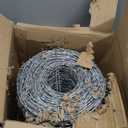 Barbed Wire 328FT (100m), 15 Gauge(1.7mm) 4 Point Barbed Wire Fence