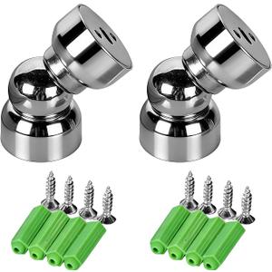 2 Pcs Stainless Steel Magnetic Door Stopper - Heavy Duty Magnetism Door Holder for Bedroom, Bathroom, Kitchen, Home Office