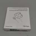 Surge Protector Power Strip - YISHU 8 Widely Outlets with 2 USB-C(PD 30W) and 2 USB-A Ports, 3 Side Outlet Extender with 6Ft Flat Plug Extension Cord, Wall Mount, Desk USB Charging Station, ETL,White