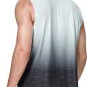 EZRUN Men's Sleeveless Shirt Quick Dry UPF 50+ Swim Beach Shirts Gym Workout Muscle Athletic Summer Tank Top Big and Tall