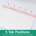 Extra Capacity Hanging File Folders,25 Pack Reinforced Letter Size Hanging Folders with Heavy Duty 2 Inch Expansion,Designed for Bulky Files,Medical Charts,Assorted Colors (2444U)