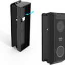 Adjustable 0 to 35 Degree Doorbell Angle Mount Compatible with eufy Security Video Doorbell E340 Camera Black