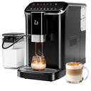 Fully Automatic Espresso Machine, 20 Bar Coffee Machine with Built-in Grinder and Milk Frother, Adjustable Espresso Bean Grinder, One-Touch Screen Coffee Machine with 1.5l Water Tank for Home Office