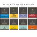 Taylors of Harrogate Assorted Specialty Teas Sampler, Variety Pack Gift Box, Individually Wrapped Bags, 48 Count (Pack of 1), Premium Black, Green & Herbal Teas, Mixed Caffeinated & Caffeine-Free Selection, 48 Teabags (EXP 02/28/27)