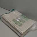 StorageWorks Fabric Storage Bins with Lid, Decorative Storage Boxes for Shelves, Stackable Closet Organizer Basket with Handles, Large, Brown and Beige, 2-Pack