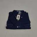 COOFANDY Mens Western Cowboy Shirts Cotton Long Sleeve Shirts with Two Pockets Embroidered (XX-Large, Navy Blue)